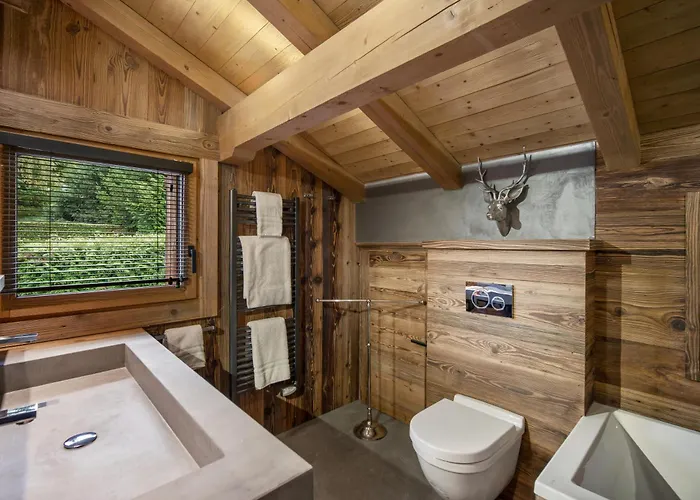 木屋 Luxury Black Mountain - 4br, Sleeps 10, Fireplace, Mountain Views & Garden - 梅杰夫